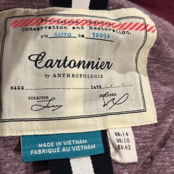 Anthropologie Cartonnier Studio 1 Button Blazer - Picture 2 of 13